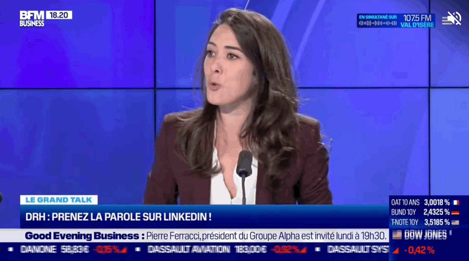 Caroline Mignaux dans les médias